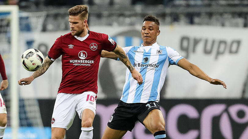 22 Zweitliga-Spiele für den TSV 1860: Felix Uduokhai (re.).