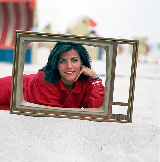 Birgit Schrowange, 1989.