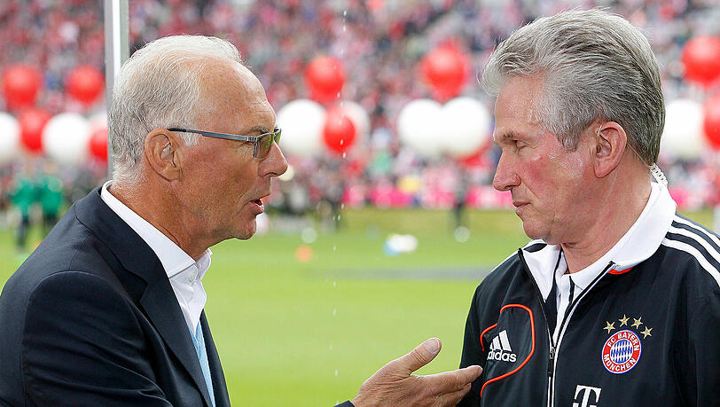 Franz Beckenbauer und Jupp Heynckes. Franz Beckenbauer und Jupp Heynckes.