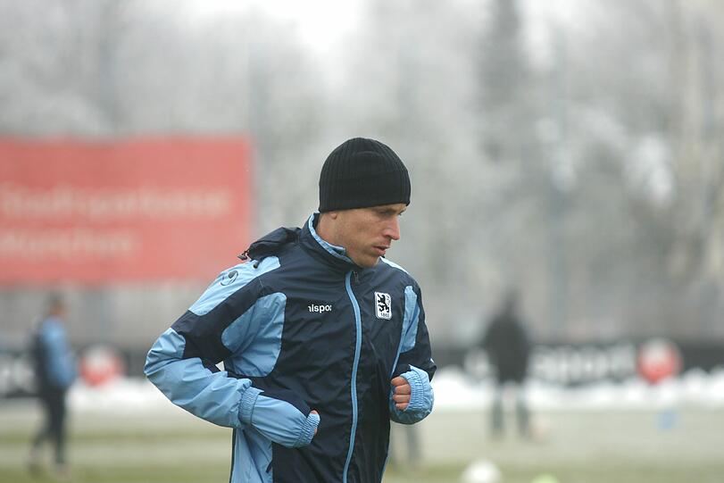 Der Neuzugang ist da: Rob Friend bei seinem ersten Training an der Grünwalder Straße am Donnerstag.