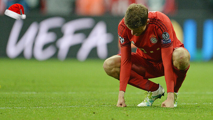 Thomas Müller - eine Mütze: Die erste ernste Krise seiner Karriere. Nur vier Tore im Bayern-Dress, zwischenzeitlich Selbstzweifel, zum Schluss noch der Bankplatz gegen Leipzig. Eine Hinserie zum Vergessen.