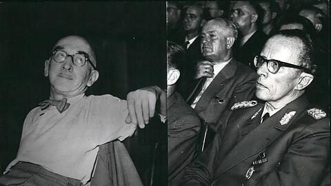 Fritz Schäffer im Jahr 1958 - damals war er Bundesjustizminister.