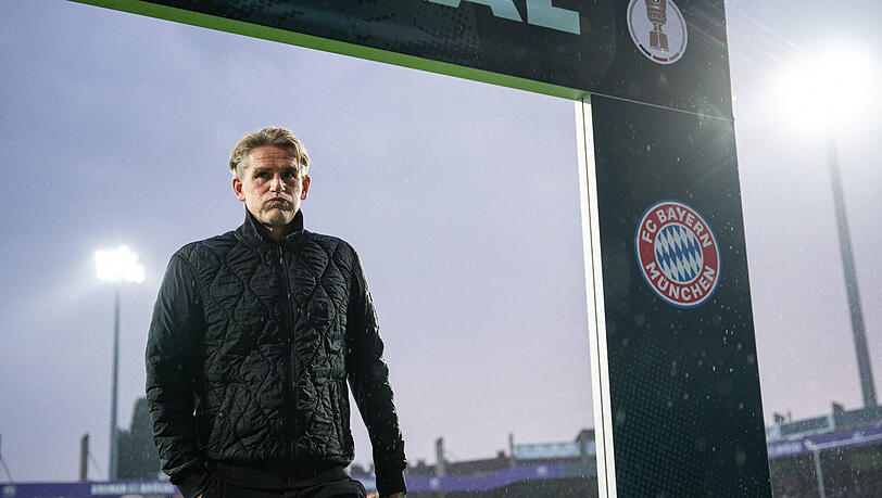 Der FC Bayern um Sportdirektor Christoph Freund tut sich schwer, einen Abnehmer f&uuml;r Sacha Boey zu finden.