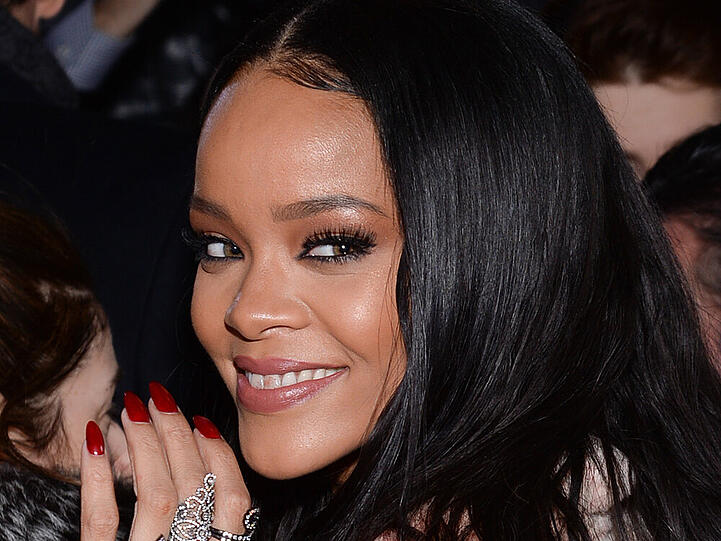 Rihanna bei einem Mode-Event in New York
