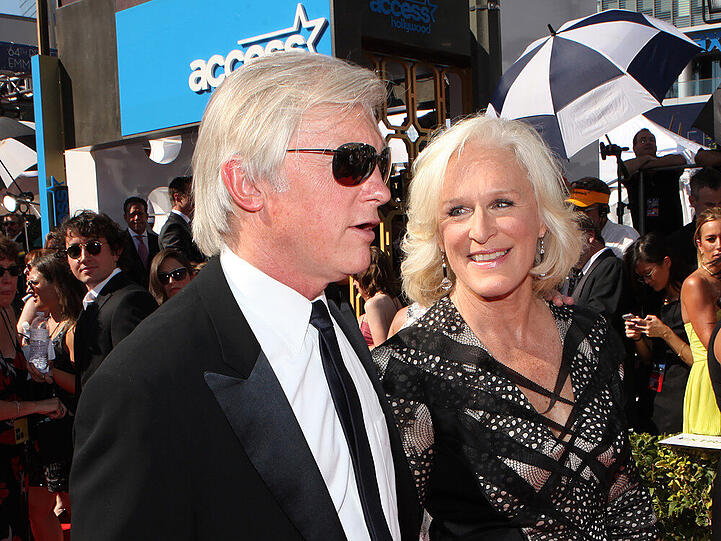Glenn Close und David Shaw bei der Emmy-Verleihung 2012