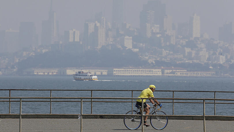 San Francisco ist für gewöhnlich kühle Sommer bekannt. Foto: Eric Risberg San Francisco ist für gewöhnlich kühle Sommer bekannt. Foto: Eric Risberg