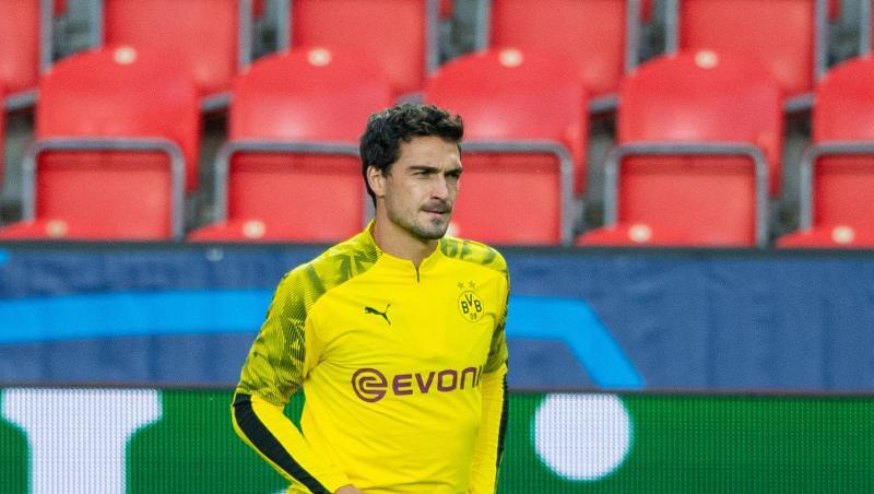 Steht in der Startformation der Dortmunder für das Spiel gegen Slavia Prag: Mats Hummels. Steht in der Startformation der Dortmunder für das Spiel gegen Slavia Prag: Mats Hummels.