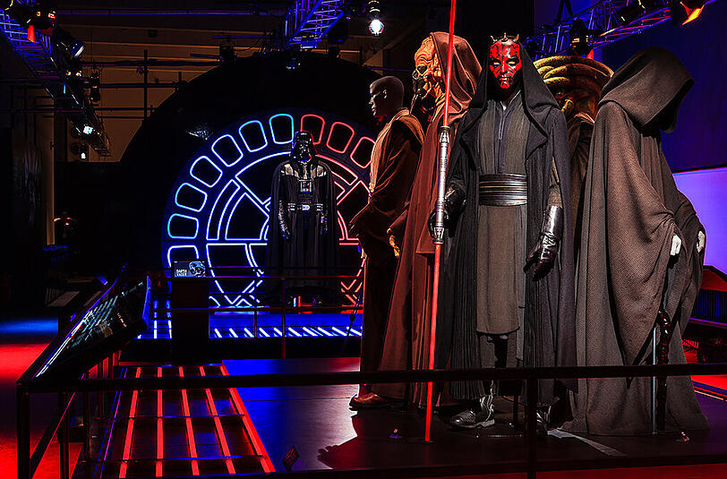 Bilder der "Star Wars Identities"-Ausstellung, die von 14. Mai bis 17. Oktober in München stattfindet.