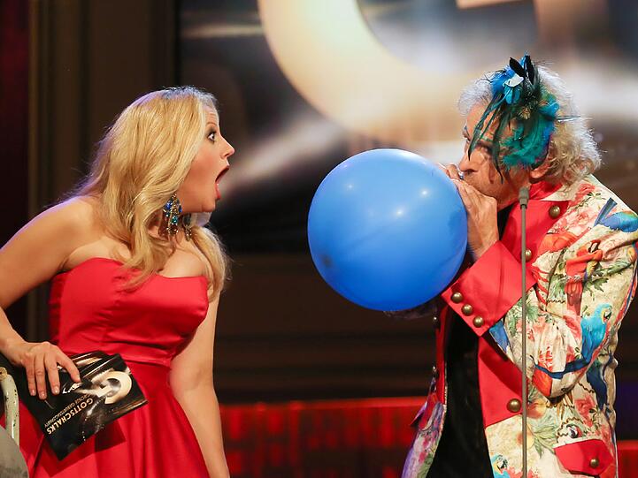 Die lustigsten Bilder vom Gottschalk-Geburtstag auf RTL...