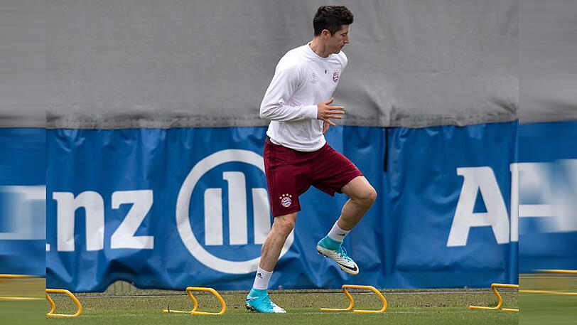 Lewandowski trainiert wieder voll mit. (Archivbild)