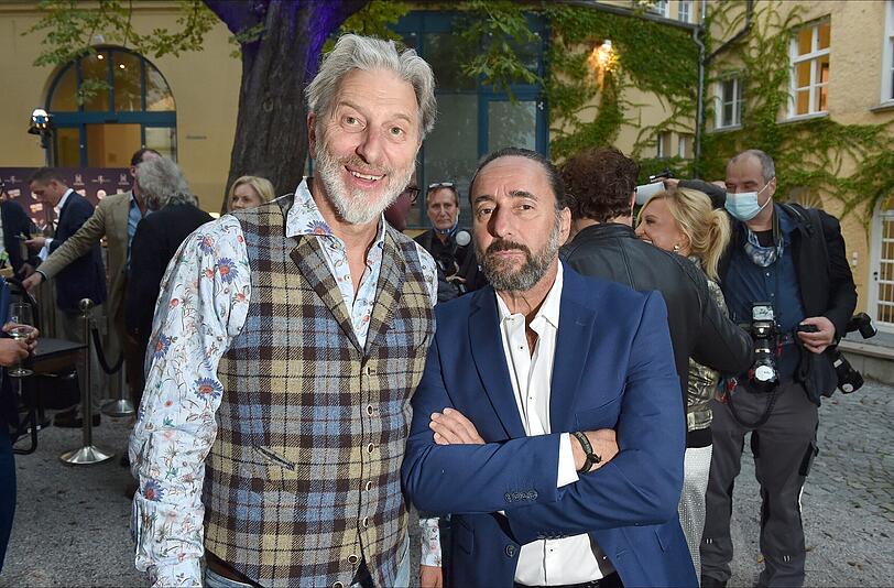 Rufus Beck mit Dieter Landuris
Movie meets Media auf der Praterinsel  München am 10.09.2020