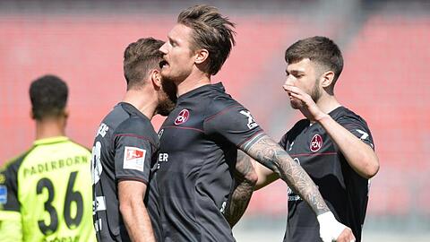 Der 1. FC Nürnberg feierte einen wichtigen Heimsieg gegen Paderborn.