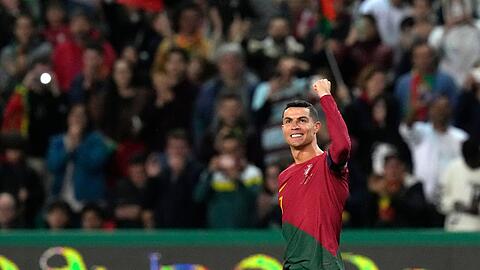 Erzielte in seinem 197. Länderspiel für Portugal zwei Tore: Superstar Cristiano Ronaldo.
