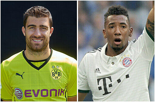 SOKRATIS vs. BOATENG&bdquo;Der Grieche: ein Eisvogel! Egal ob 5:0 oder 0:5, er guckt immer gleich. Hat Subotic nahtlos ersetzt. Gegen ihn zu spielen, macht immer Aua. Boateng hat eine gute Saison gezeigt. Weil er nicht mehr so spielt, als hätte er auf dem Platz noch Kopfhörer auf.&ldquo;Unentschieden. Stand: 1,5:1,5