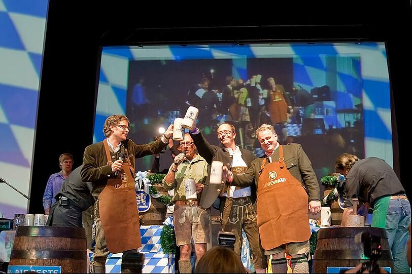 2009: Philip Greffenius, Goofy Förster, Günter Kador und Christian Schottenhamel
