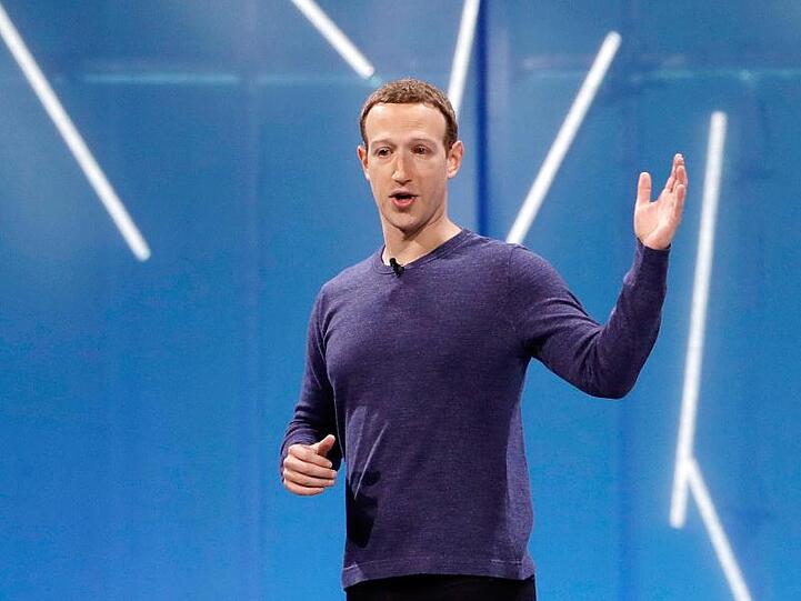 Facebook-Chef Mark Zuckerberg auf der neuerlichen Entwicklungskonferenz des Unternehmens. Marcio Jose Sanchez/AP/dpa