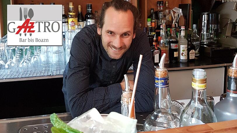 Peter Pazmandi mit seinem Lieblingsdrink Michito, der nach einem Barkeeper benannt ist.