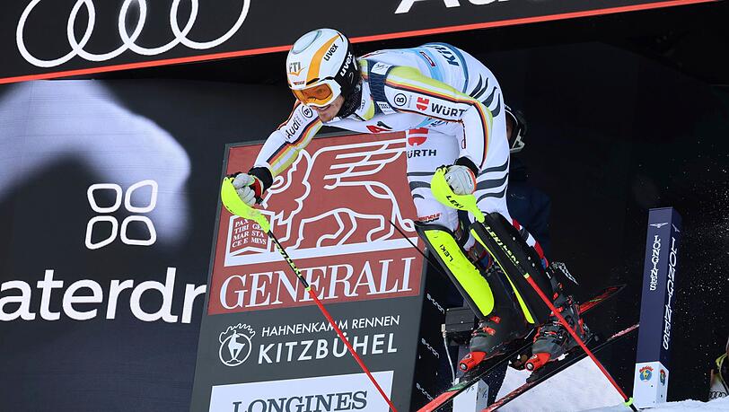 Linus Straßer aus Deutschland beim Start.