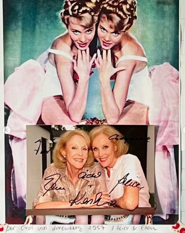 An Cheyenne Pahdes Vision-Board hängt eine Autogrammkarte von Ellen und Alice Kessler: "Sie sind unsere Inspirationsquelle"