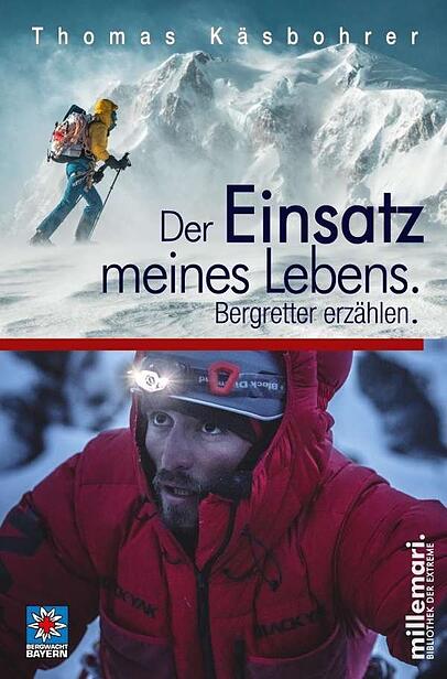 "Der Einsatz meines Lebens. Bergretter erzählen" von Thomas Käsbohrer ist im Millemari Verlag erschienen. 268 Seiten, Hardcover 39,95 Euro. 25 Prozent des Erlöses gehen an die Bergwacht. "Der Einsatz meines Lebens. Bergretter erzählen" von Thomas Käsbohrer ist im Millemari Verlag erschienen. 268 Seiten, Hardcover 39,95 Euro. 25 Prozent des Erlöses gehen an die Bergwacht.