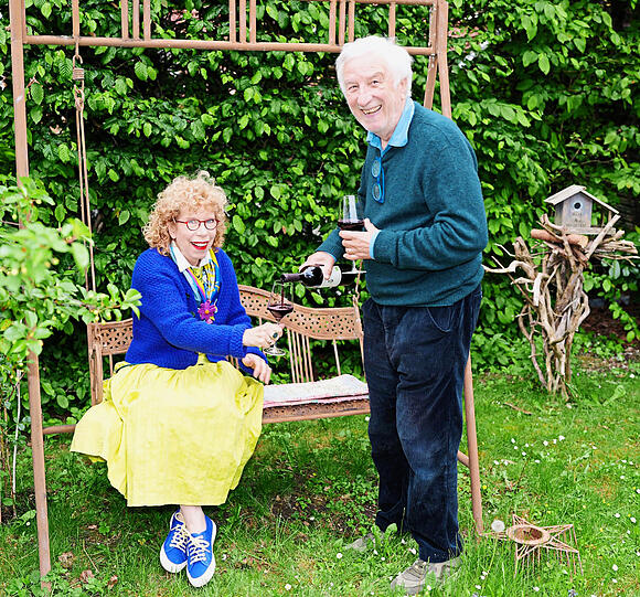 Künstler Peter Gaymann und seine Frau Viktoria.