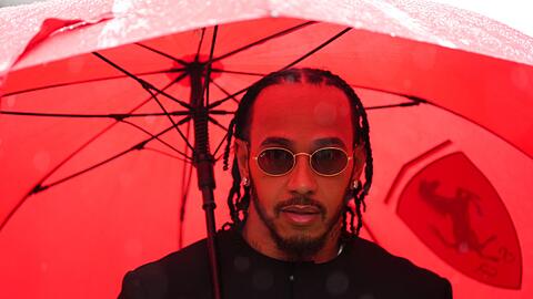 Lewis Hamilton freute sich über britisches Sommerwetter.