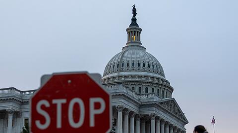 In den USA ist vorerst kein Ende des "Shutdowns" in Sicht.