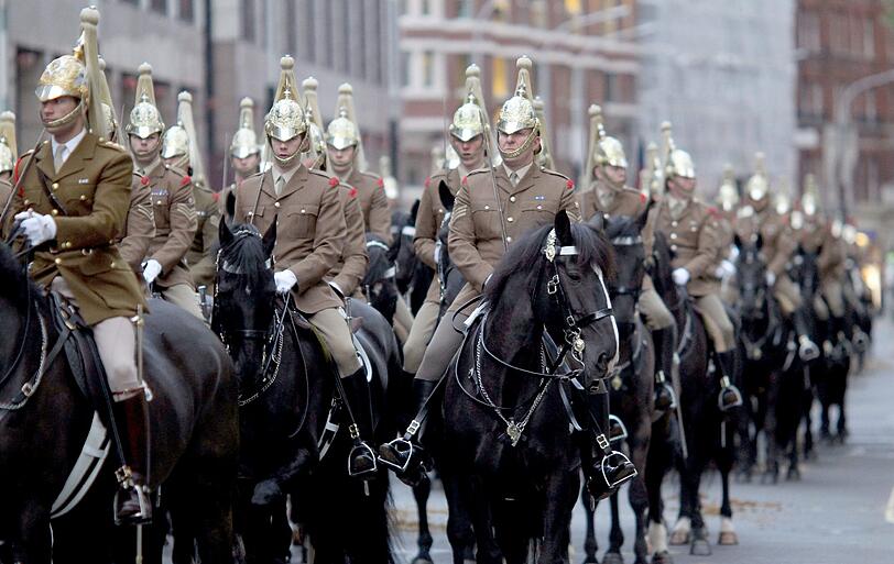 Die Vorbereitungen zur Hochzeit des Jahres in London.