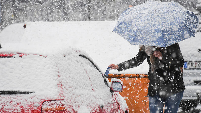 Der Schnee sorgte für einige Turbulenzen auf den Straßen.