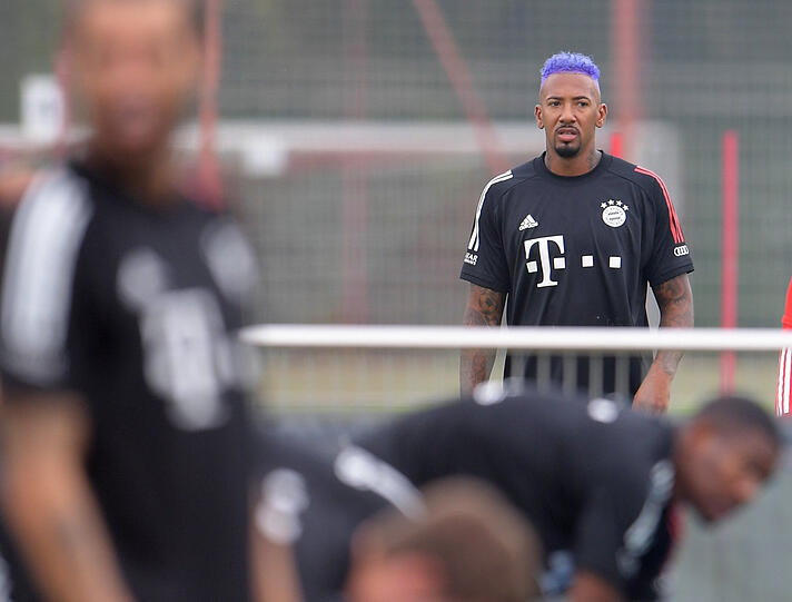 Jérôme Boateng und seine eigenwillige Frisur.