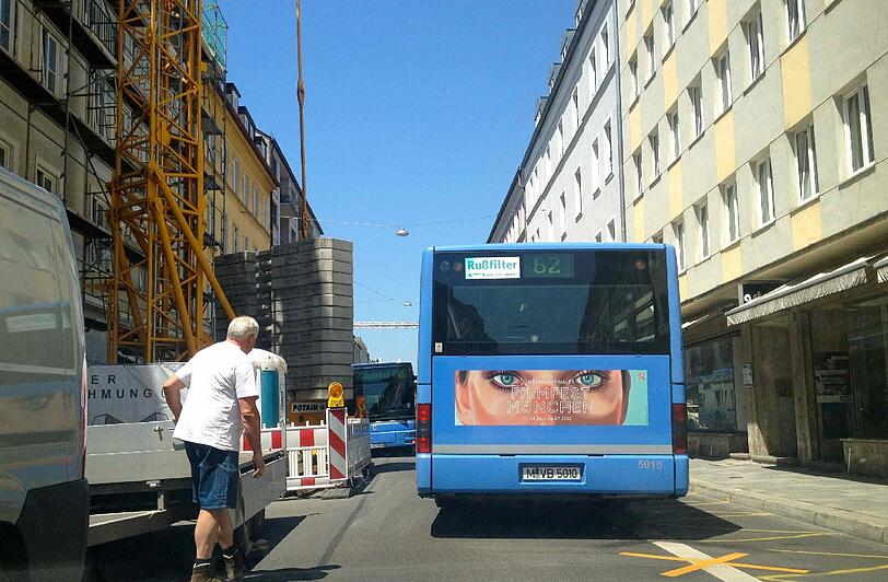 Baustellen-Hopping rund um den Gärtnerplatz.