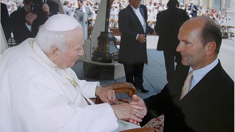 Audienz bei Papst Johannes Paul II.