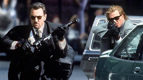 Robert De Niro (l.) und Val Kilmer in "Heat".