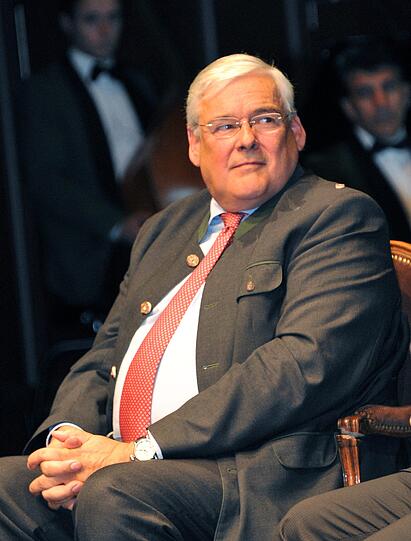Persönlich vor Ort: Entführungsopfer Richard Oetker.