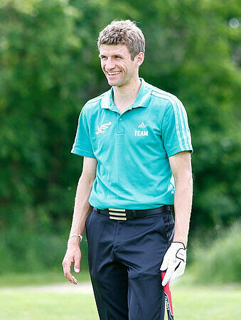 Bilder: Golf-Gaudi mit Müller und Lahm