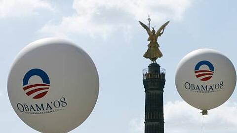 Berliner Luft an der Siegessäule. Hier wird Barack Obama seine Grundsatzrede zu Europa halten.
