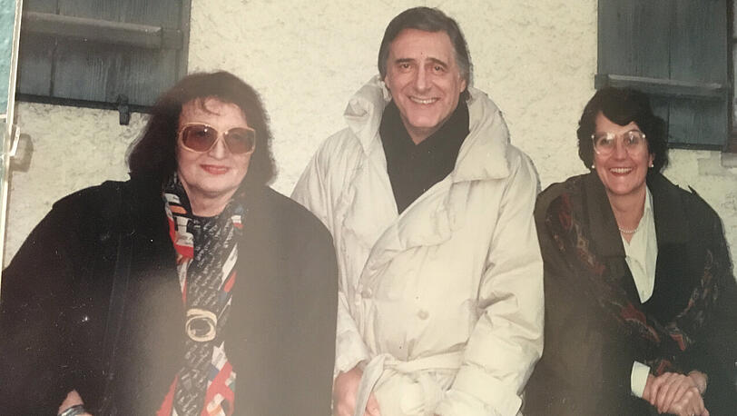 "Freund der Familie" &ndash; mit Helmut Fischer (&dagger;1997) und Frau Utta (&dagger; 2012).
