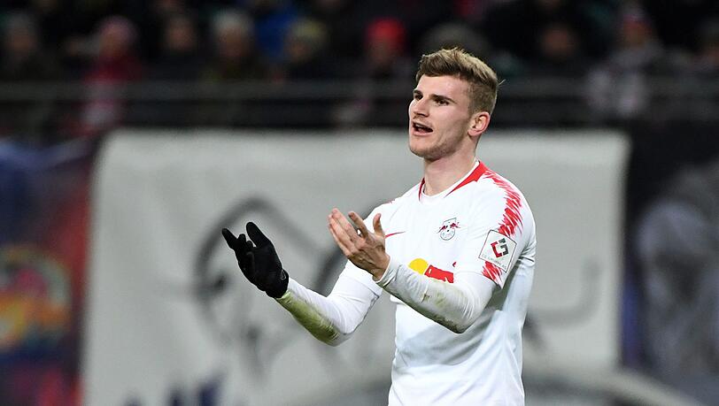 Wird schon länger mit dem FC Bayern in Verbindung gebracht: Timo Werner von RB Leipzig Wird schon länger mit dem FC Bayern in Verbindung gebracht: Timo Werner von RB Leipzig