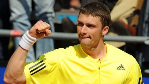 Feierte den Viertelfinal-Einzug: Daniel Brands. Feierte den Viertelfinal-Einzug: Daniel Brands.