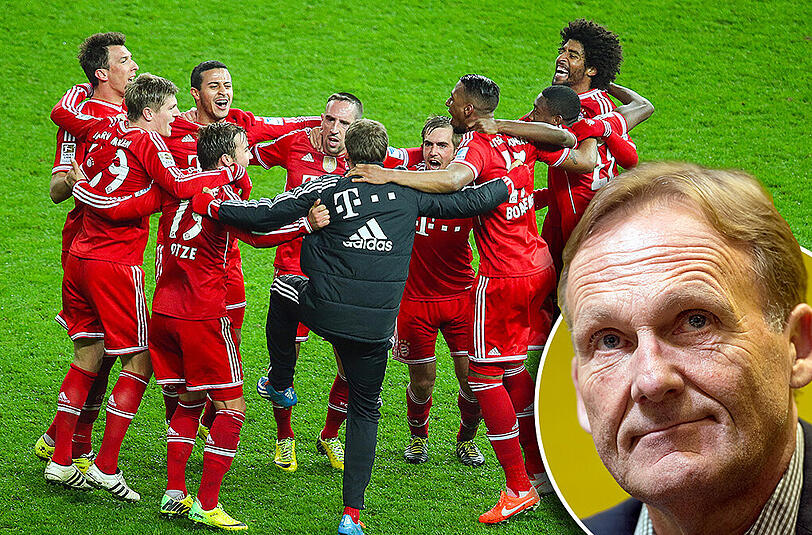 Hans-Joachim Watzke rechnet nicht damit, dass Dortmund den Bayern gefährlich werden kann. Wenn eine Mannschaft um die Meisterschaft mitkämpfen kann, dann Wolfsburg, so der BVB-Boss.