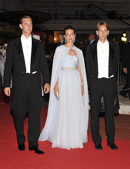 Die schönen Enkel von Grace Kelly: Pierre, Charlotte und Andrea Casiraghi.