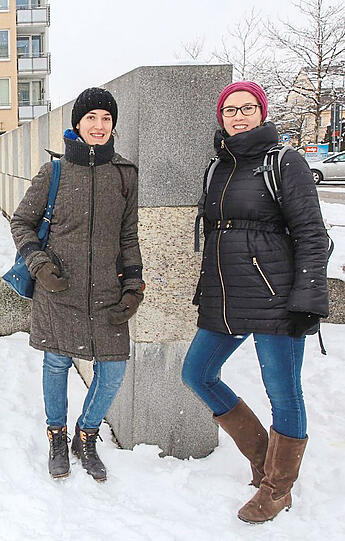 Silvia Gonzalez und Judith Fahrentholz vom Verein Green City.