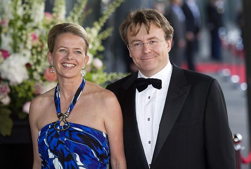 Ein Bild aus glücklichen Tagen: Friso mit seiner Frau Mabel im Mai 2011.
