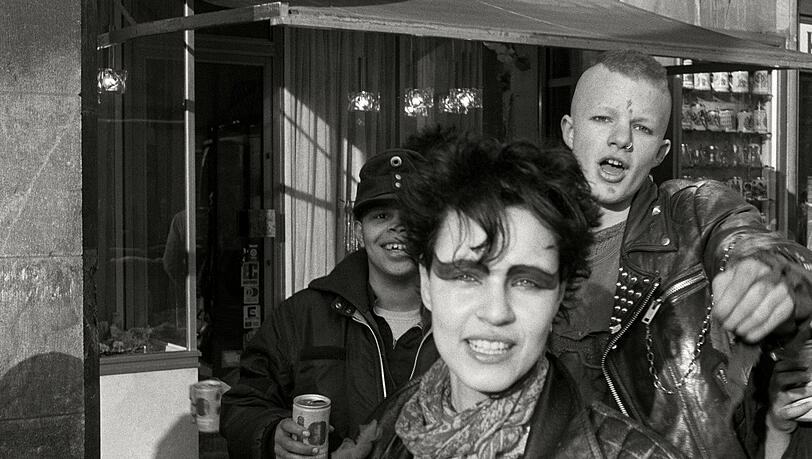 Punks auf dem Marienplatz.
