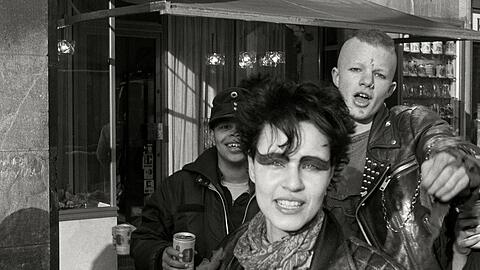 Punks auf dem Marienplatz.