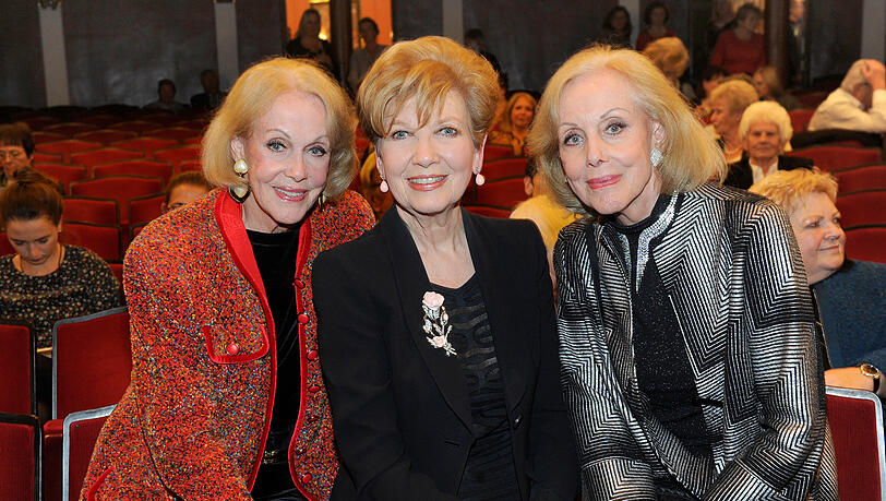 Waren eng befreundet und wohnten in Grünwald nah beieinander: Alice und Ellen Kessler sowie Carolin Reiber