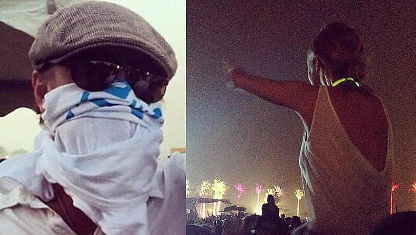Coachella-Schnappschüsse von Leonardo DiCaprio und Toni Garrn Coachella-Schnappschüsse von Leonardo DiCaprio und Toni Garrn