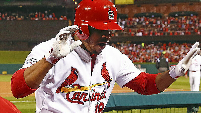 Oscar Taveres im Trikot der St. Louis Cardinals. Oscar Taveres im Trikot der St. Louis Cardinals.