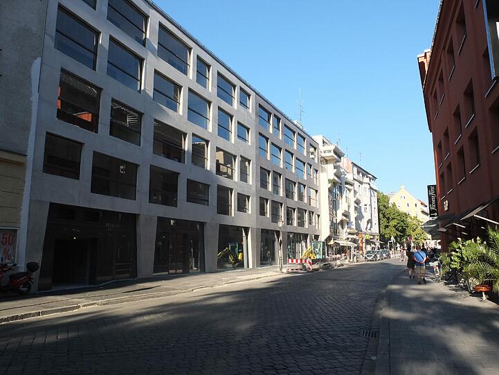 Anlass für den Protest: dieser Neubau in der Feilitzschstraße.