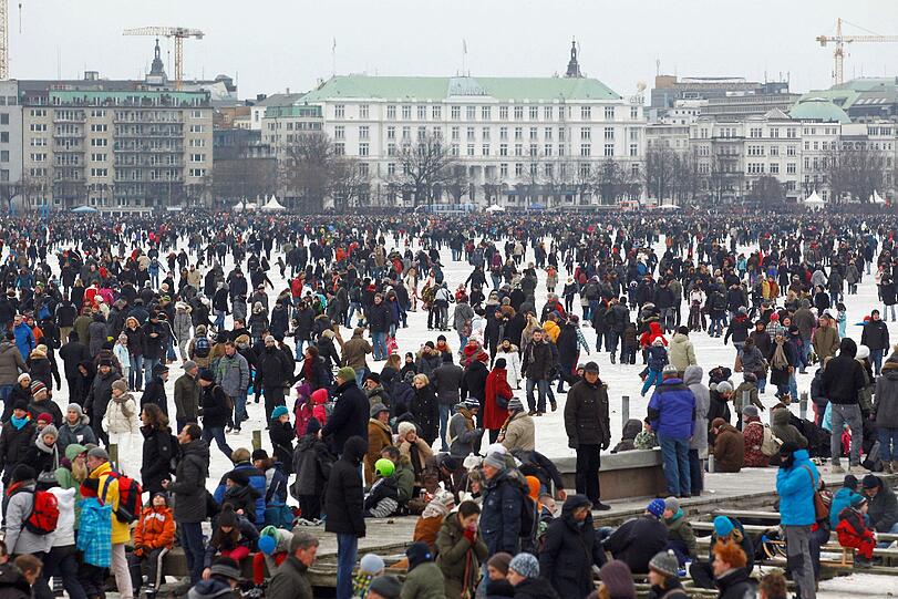 ... mehr als eine Million Winterhungrige erwartete die Stadt bis Sonntag.